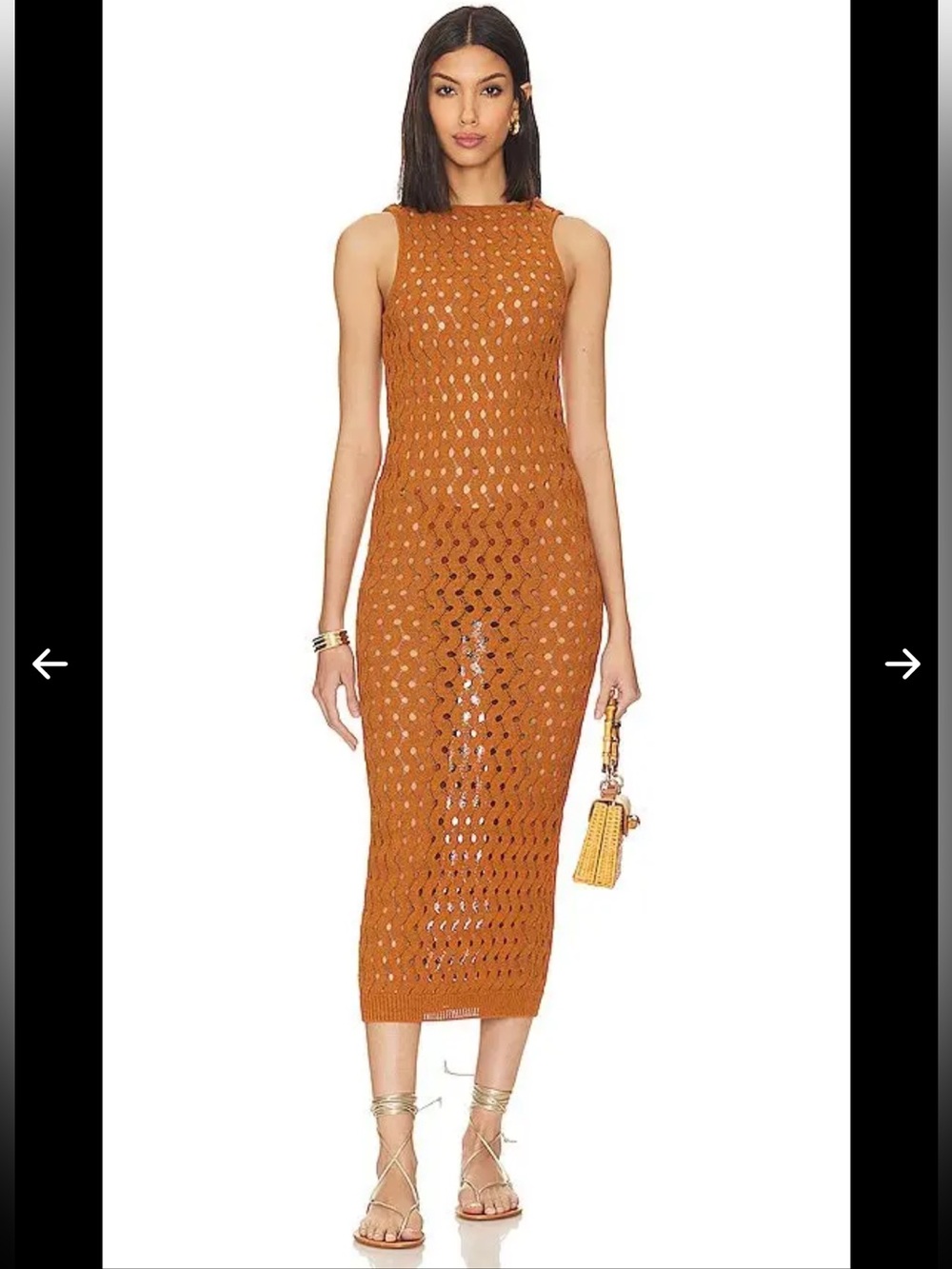 LPA Theola Open Stitch Dress NWOT